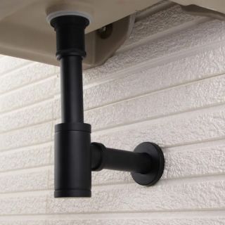 Донный клапан для раковины с переливом Maretti AC19P11560, черный